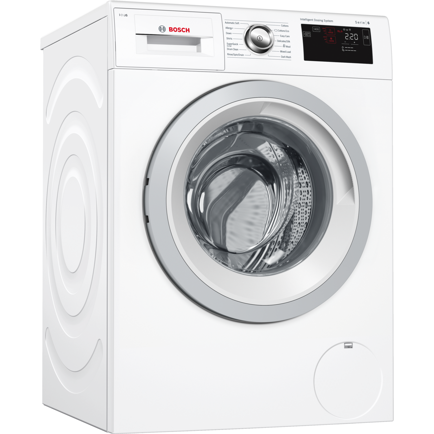 Bosch Serie 6 i-Dos&trade; WAT28661GB 8Kg Washing Machine with 1400 rpm - White - A+++ Rated