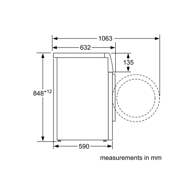 Bosch WAV28KH9GB Serie 8 9kg 1400rpm Freestanding Washing Machine with i-Dos - White