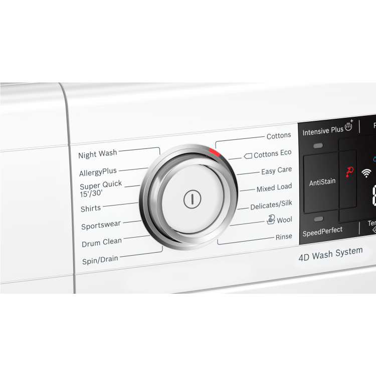 Refurbished Bosch WAV28MH3GB Serie 8 Smart Freestanding 9KG 1400 Spin Washing Machine White