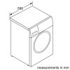 Bosch WAX32EH1GB Serie 8 10kg 1600rpm Freestanding Washing Machine - White