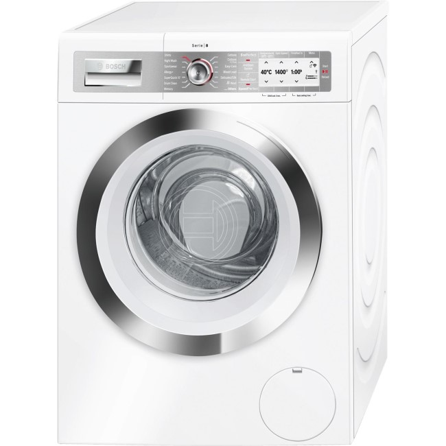 Bosch Serie 8 WAYH8790GB 9kg 1400rpm Freestanding Washing Machine - White