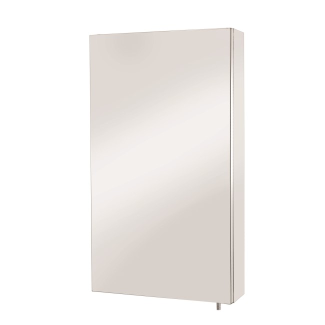 GRADE A1 - Steel Mirrored Wall Bathroom Cabinet 300 x 550mm - Croydex