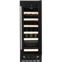 Refurbished CDA 30cm Freestanding 19 Bottle Single Zone Under Counter Wine Cooler Black