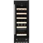 Refurbished CDA 30cm Freestanding 19 Bottle Single Zone Under Counter Wine Cooler Black