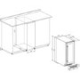 Refurbished CDA 30cm Freestanding 19 Bottle Single Zone Under Counter Wine Cooler Black
