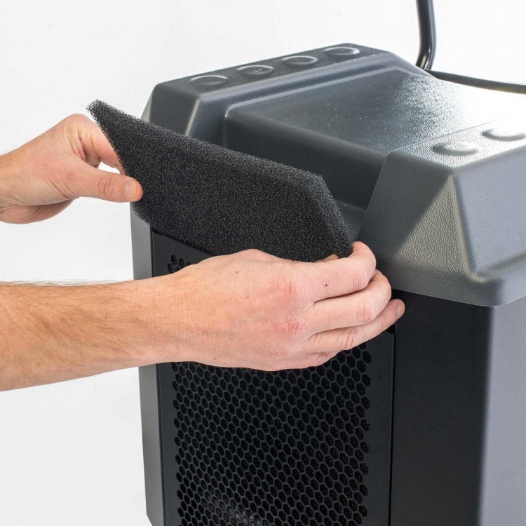 WCD8HG Heavy-Duty Metal Dehumidifier 49L/Day IPX4 for Workshops & Storage Areas