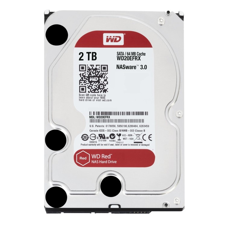 Western Digital Red 2TB SATA III 3.5" Internal Hard Drive