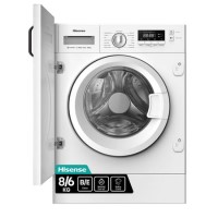 Hisense 3S Series 8kg Wash 6kg Dry 1400rpm Integrated Washer Dryer - White