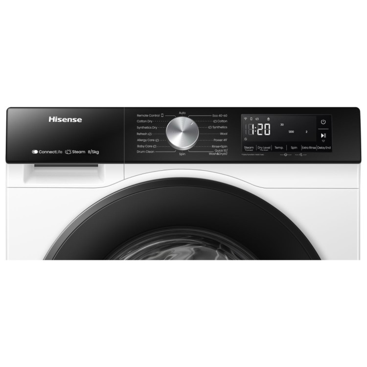 Hisense 3S Series 8kg Wash 5kg Dry 1400rpm Washer Dryer - White