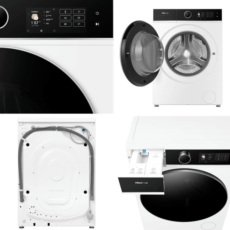 Hisense KitchenFit 5i Series 12kg Wash 8kg Dry 1400rpm Washer Dryer - White