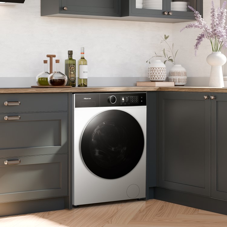 Hisense KitchenFit 5i Series 12kg Wash 8kg Dry 1400rpm Washer Dryer - White