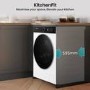 Hisense KitchenFit 5i Series 12kg Wash 8kg Dry 1400rpm Washer Dryer - White
