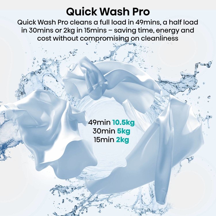 Hisense KitchenFit 5i Series 12kg Wash 8kg Dry 1400rpm Washer Dryer - White