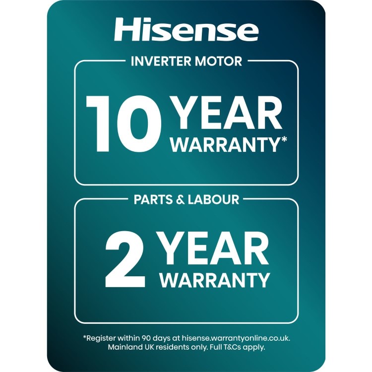 Hisense 5 Series 10.5kg Wash 6kg Dry 1400rpm Washer Dryer - White