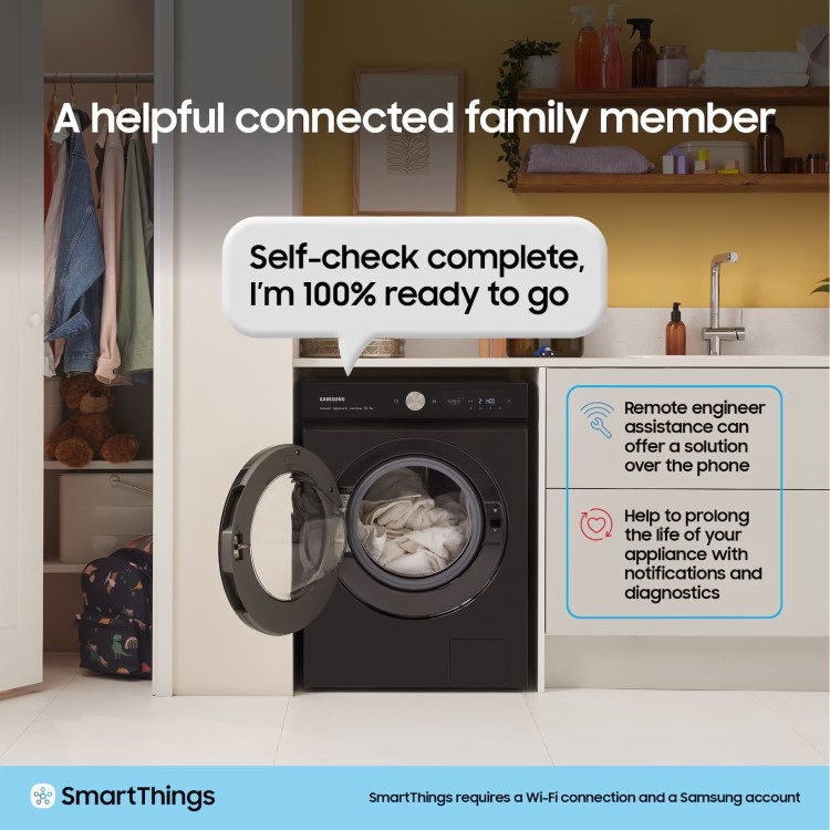 Samsung Series 5 9kg Wash 6kg Dry 1400rpm Washer Dryer - Graphite