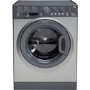 Hotpoint WDAL9640G Aquarius 9kg Wash 6kg Dry 1400rpm Freestanding Washer Dryer-Graphite