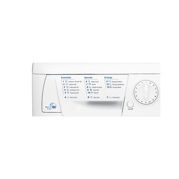 Hotpoint WDL540P Aquarius 7kg Wash 5kg Dry Freestanding Washer Dryer - White