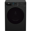 WDL742431B Beko 7kg Wash 4kg Dry Washer Dryer  - Quiet -  Black
