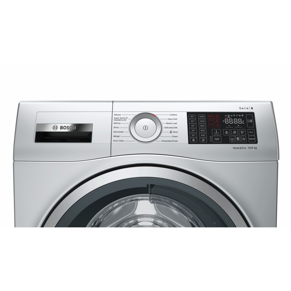 Bosch WDU28568GB Serie 6 10kg Wash 6kg Dry Freestanding Washer Dryer