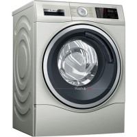 Refurbished Bosch Series 6 WDU28569GB Freestanding 10/6KG 1400 Spin Washer Dryer Silver