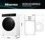 Hisense KitchenFit 5i Series 10.5kg Wash 6kg Dry 1400rpm Washer Dryer - White