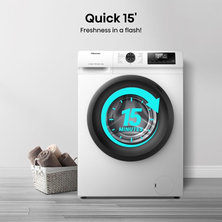 Hisense 1Q Series 8kg 1400rpm Washing Machine  - White