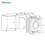 Hisense 3 Series 7kg 1400rpm Integrated Washing Machine - White