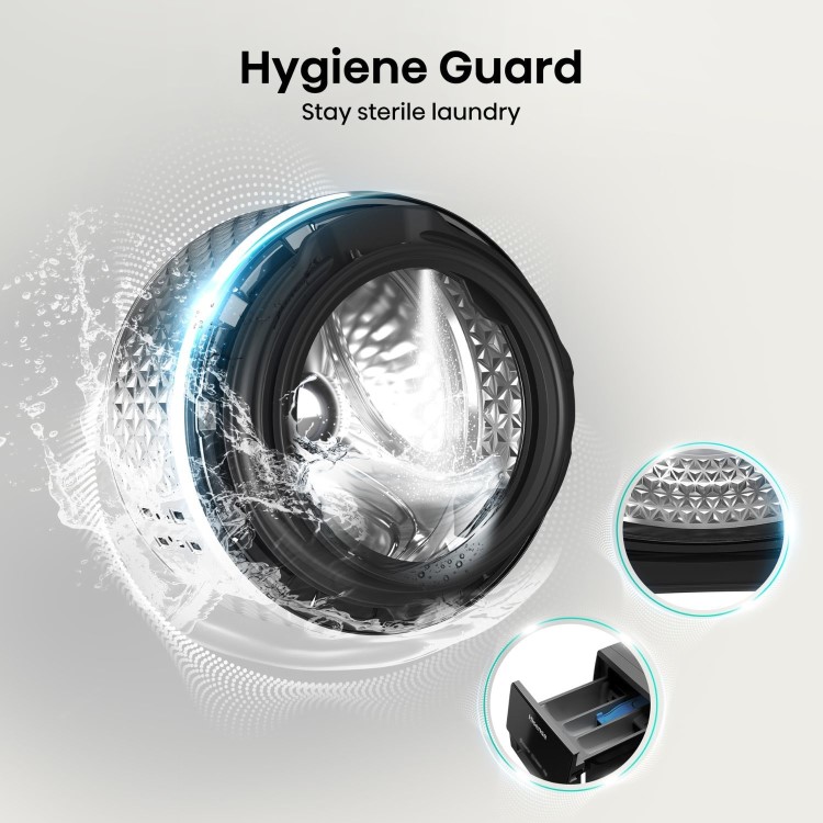 Hisense 3S Series 9kg 1400rpm Washing Machine - Black