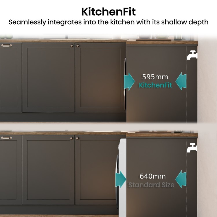 Hisense KitchenFit 5i Series 12kg 1400rpm Washing Machine - White