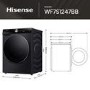 Hisense 7S Series 12kg 1400rpm Washing Machine - Black