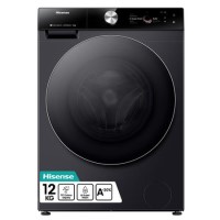 Hisense 7S Series 12kg 1400rpm Washing Machine - Black
