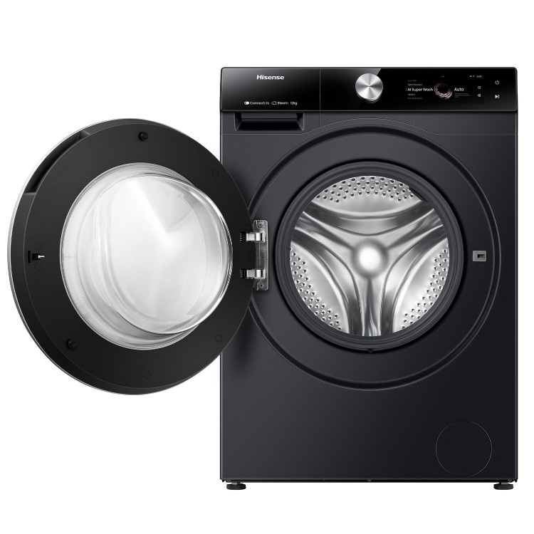 Hisense 7S Series 12kg 1400rpm Washing Machine - Black