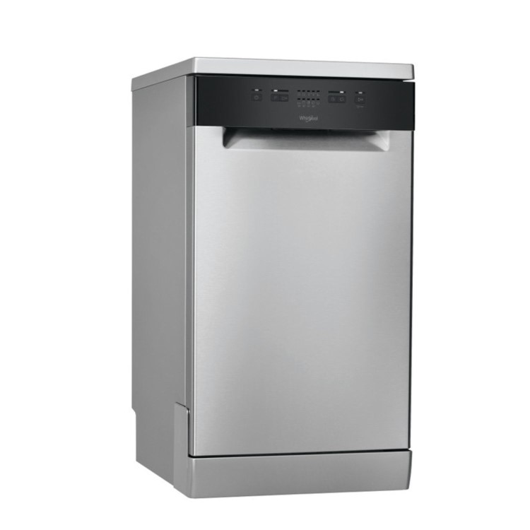 Whirlpool Freestanding Slimline Dishwasher - Intensive Programme - Stainless Steel