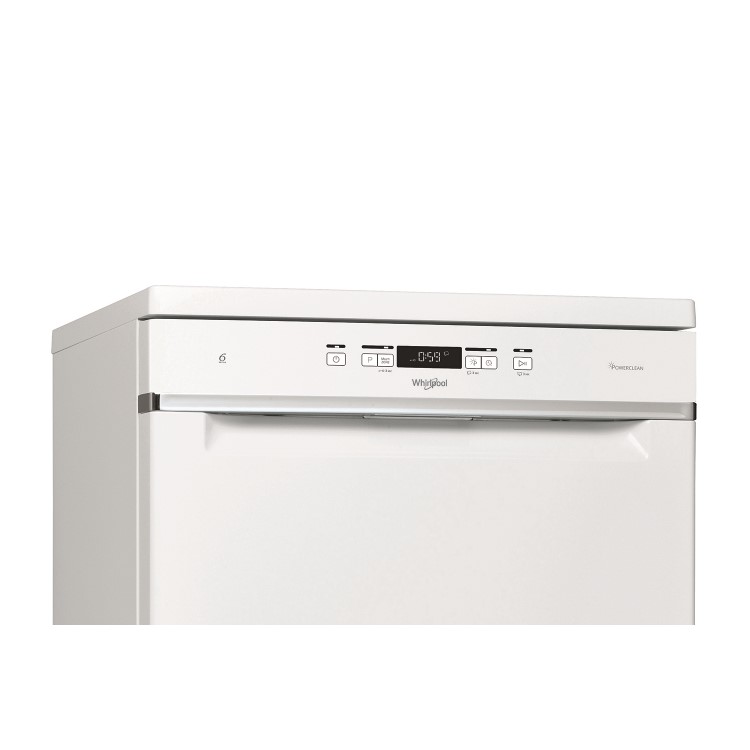 Refurbished Whirlpool WFC3C33PFUK 14 Place Freestanding Dishwasher White
