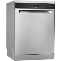 Refurbished Whirlpool WFC3C33PFXUK 14 Place Freestanding Dishwasher Silver