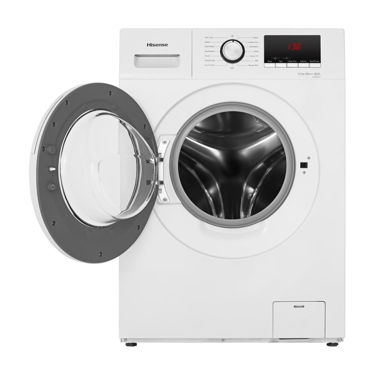Hisense WFHV6012 6kg 1200rpm Freestanding Washing Machine - White
