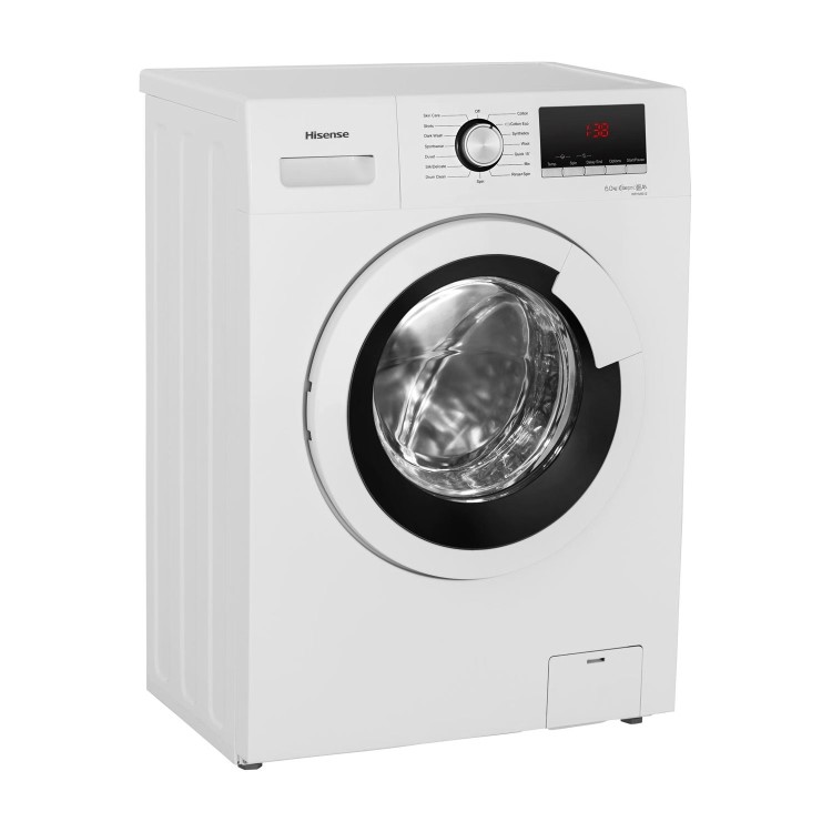 Hisense WFHV6012 6kg 1200rpm Freestanding Washing Machine - White