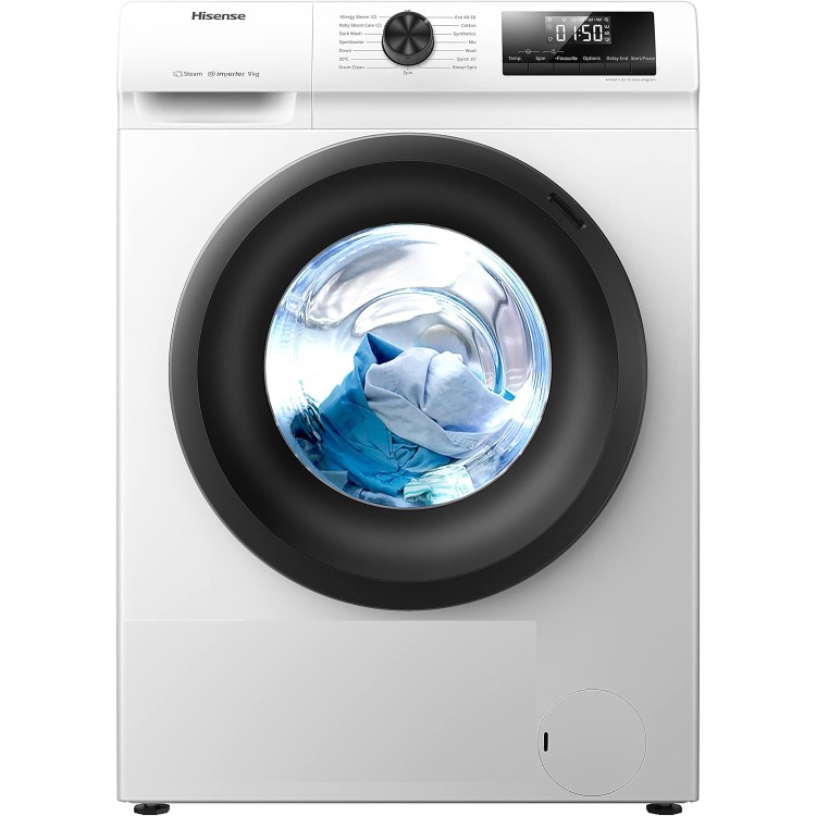 Hisense 1 Series 9kg 1400rpm Washing Machine - White