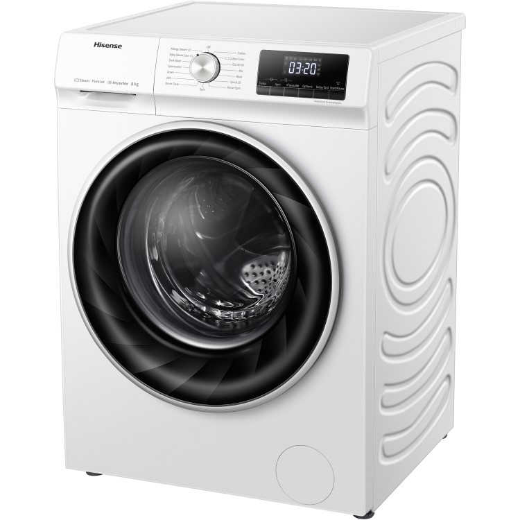 Hisense QY Series 8kg 1400rpm Freestanding Washing Machine - White