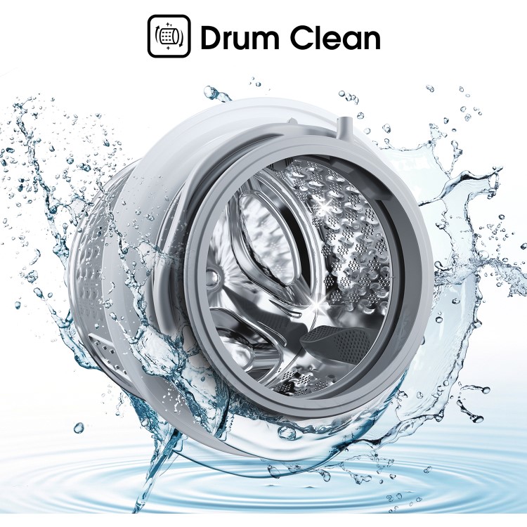 Hisense QY Series 8kg 1400rpm Freestanding Washing Machine - White