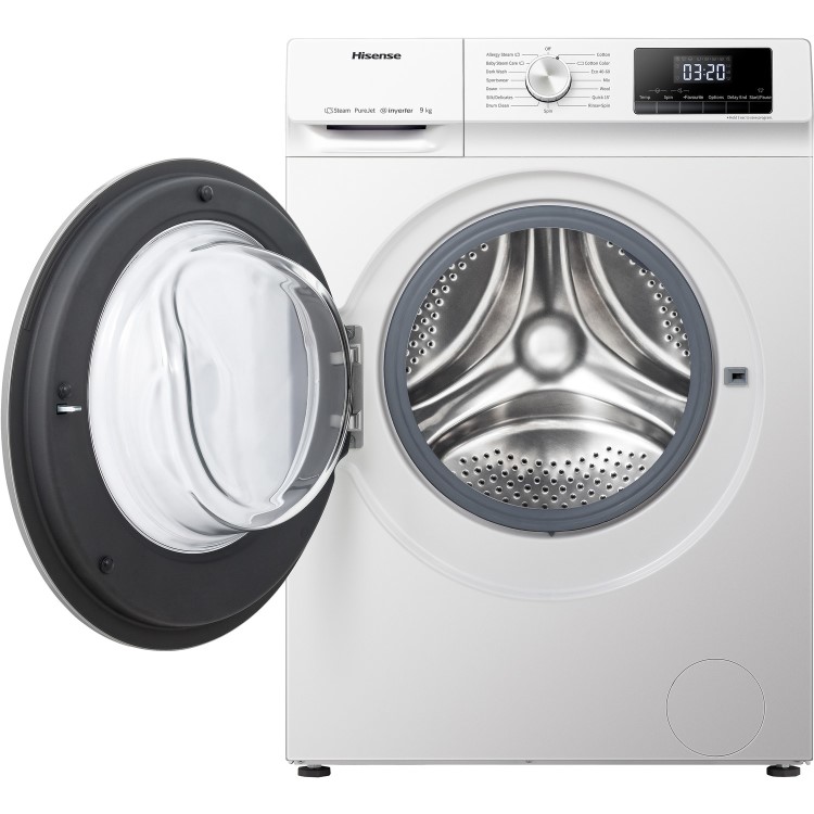 Hisense QY Series 9kg 1400rpm Washing Machine - White