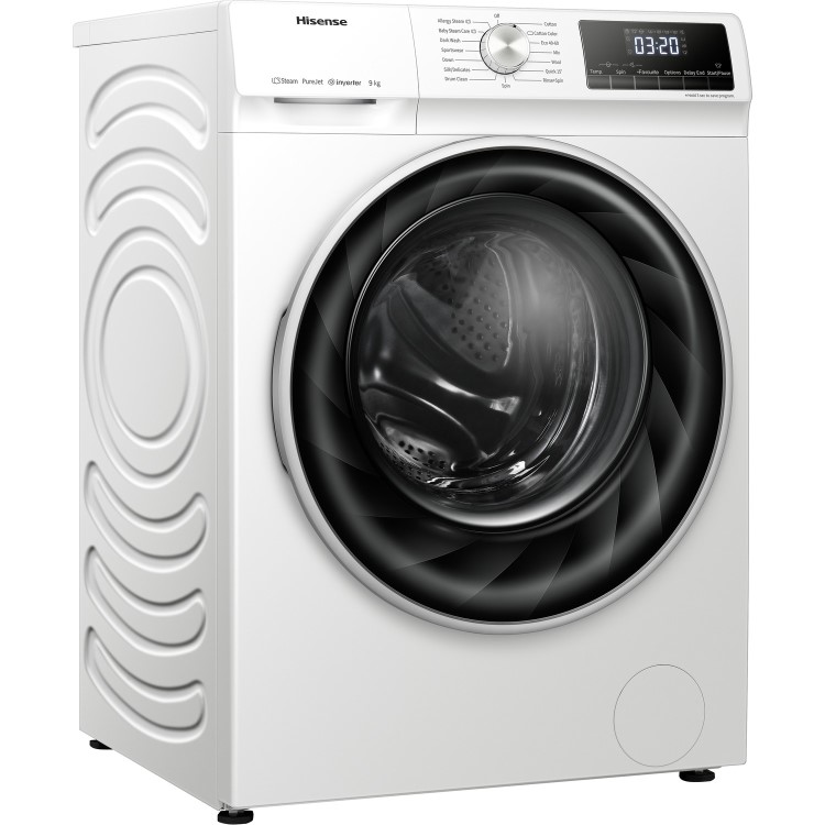Hisense QY Series 9kg 1400rpm Washing Machine - White
