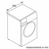 Siemens 9kg 1400rpm Freestanding Washing Machine - White w/ Black Door