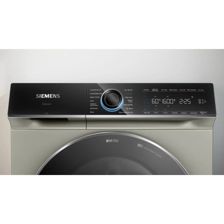 Siemens iQ700 10Kg 1600rpm Washing Machine - Silver