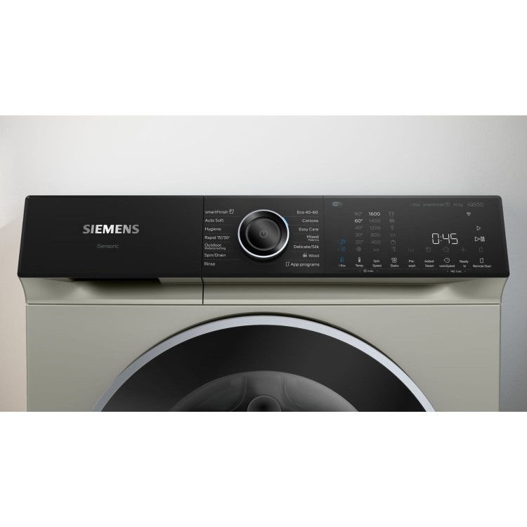 Siemens iQ500 10kg 1600rpm Washing Machine - Silver