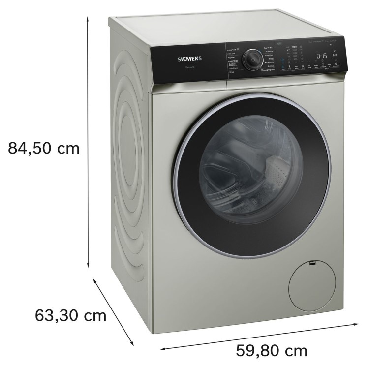 Siemens iQ500 10kg 1600rpm Washing Machine - Silver