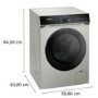 Siemens iQ700 11kg 1600rpm Washing Machine - Silver