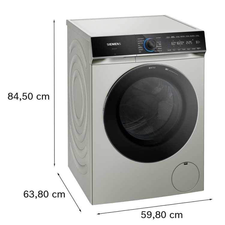 Siemens iQ700 11kg 1600rpm Washing Machine - Silver