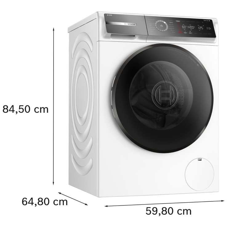 Bosch Series 8 10kg 1400rpm Washing Machine - White
