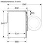 Refurbished Bosch Series 4 WGG04409GB Freestanding 9KG 1400 Spin Washing Machine White